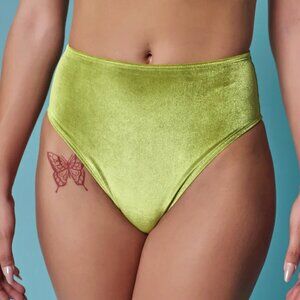 EUC Hot Cakes Pole Bottoms - Matcha Green, Size S/M